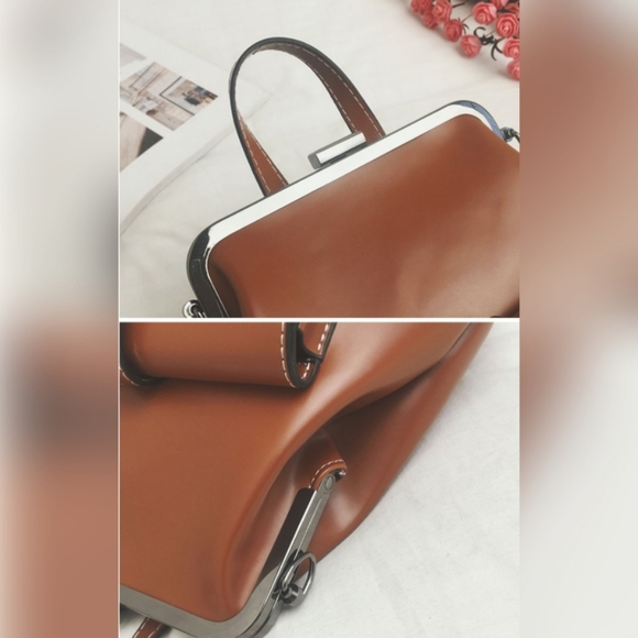 *NEW Cute Small Leather Backpack Crossbody Shoulder Purse Vintage Style Chic B… - Picture 11 of 14